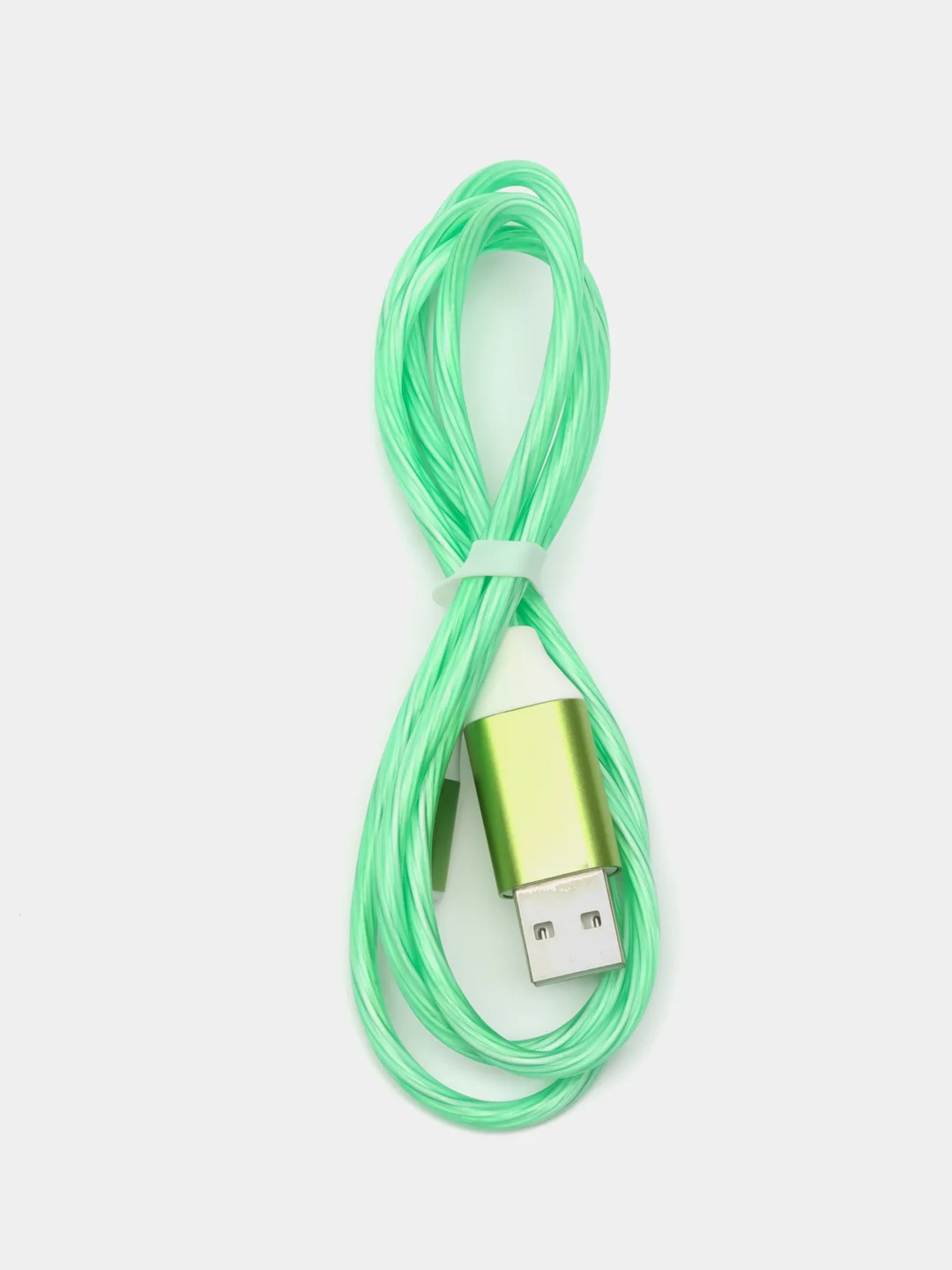 Лайм светящийся зарядный USB кабель провод для Iphone, Android micro USB Type-C Lightning