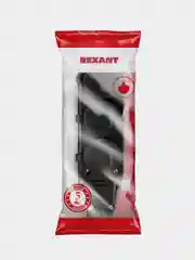 Розетка штепсельная REXANT, трехместная, влагозащищенная, с/з, 16 А, IP54, каучук