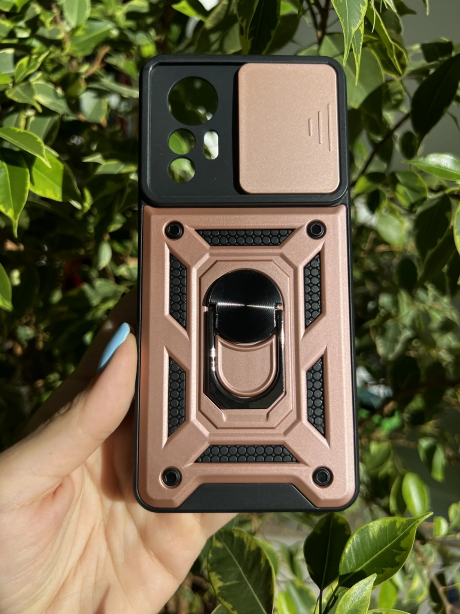 Розовый чехол противоударный armors для Xiaomi 12 Lite / Сяоми 12 Лайт с защитой камеры
