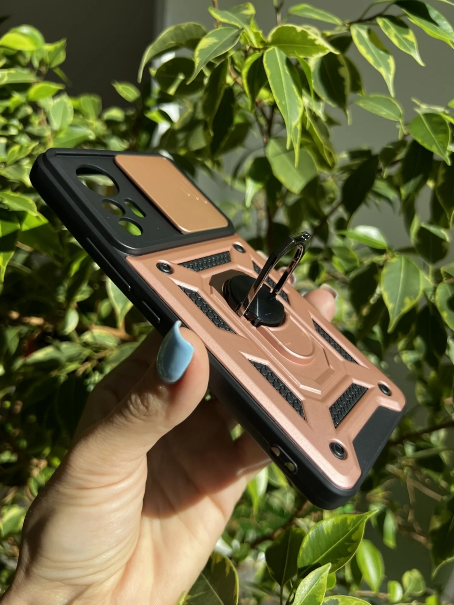 Розовый чехол противоударный armors для Xiaomi 12 Lite / Сяоми 12 Лайт с защитой камеры