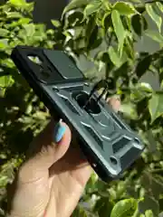 Зеленый чехол противоударный armors для Xiaomi 12 Lite / Сяоми 12 Лайт с защитой камеры
