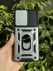Серебряный чехол противоударный armors для Xiaomi 12 Lite / Сяоми 12 Лайт с защитой камеры