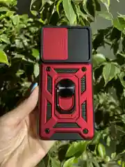 Красный чехол противоударный armors для Xiaomi 12 Lite / Сяоми 12 Лайт с защитой камеры