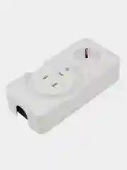 Розетка REXANT, двойная, для электрической плиты, 32 А/16 A, 250 В, 2Р+РЕ (ОУ), белая