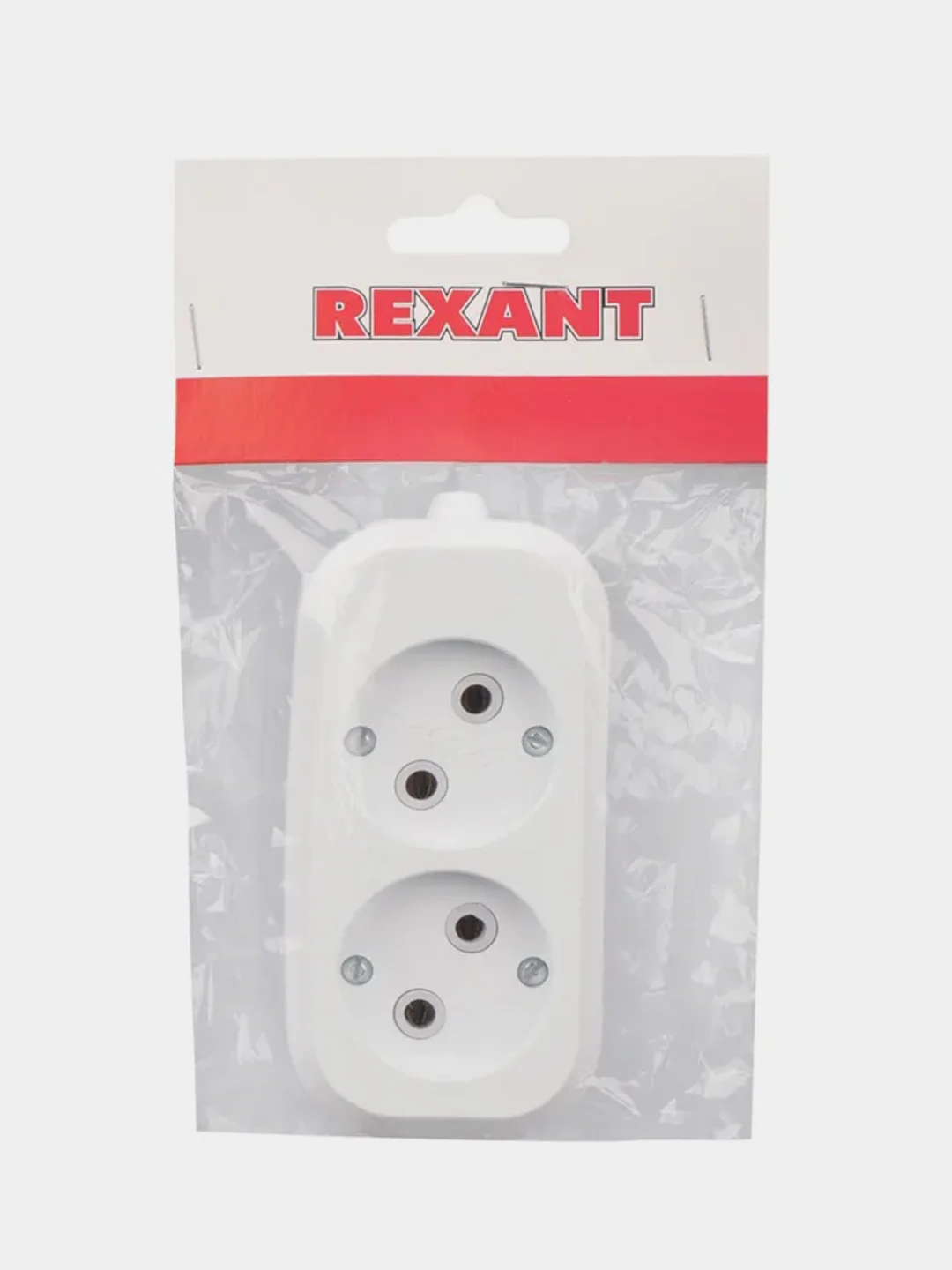 Колодка Rexant, 2 гнезда, без заземления