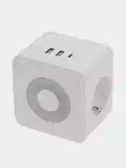 Двойник электрический REXANT, 16А, с/з, 2хUSB-A 2,4А, USB Type-C, 3А, с подсветкой
