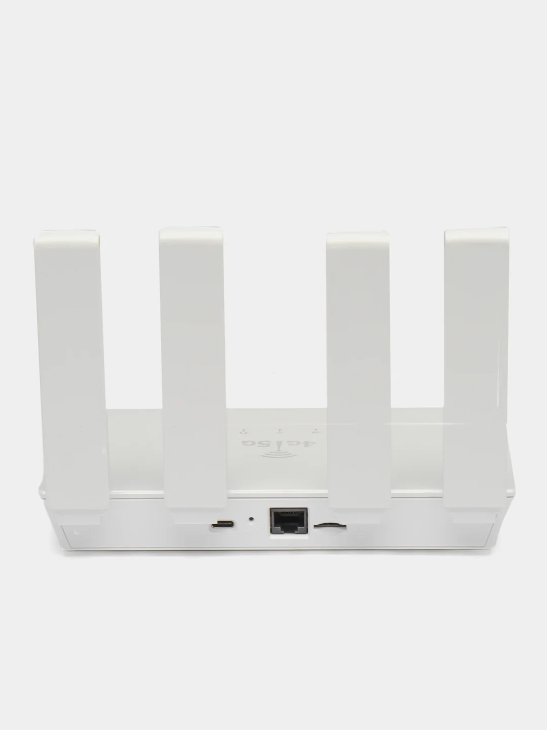 Белый wi-fi Роутер со встроенным модемом 3G/4G (LTE), Слот для SIM-карты