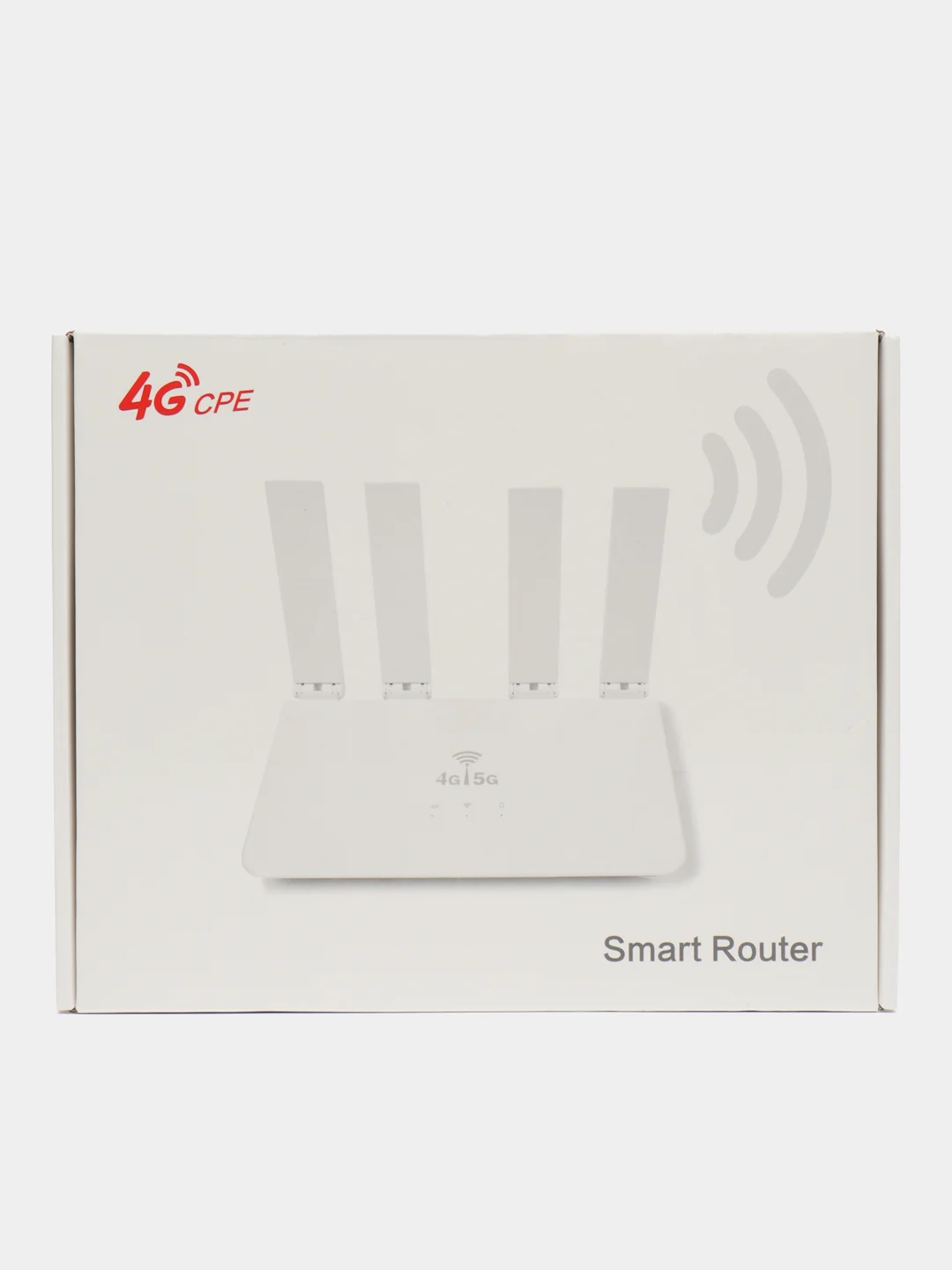 Белый wi-fi Роутер со встроенным модемом 3G/4G (LTE), Слот для SIM-карты
