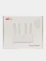 Белый wi-fi Роутер со встроенным модемом 3G/4G (LTE), Слот для SIM-карты