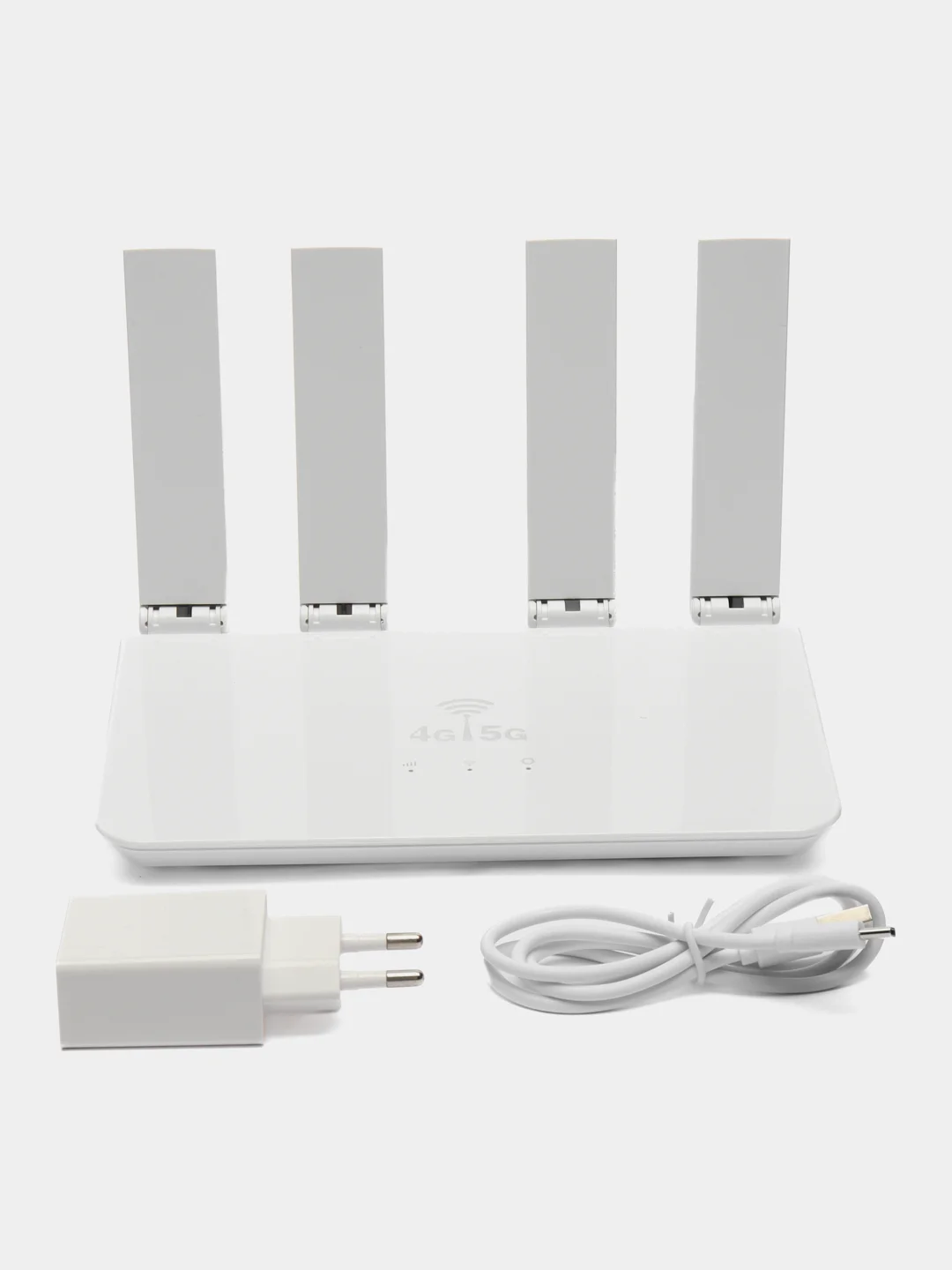 Белый wi-fi Роутер со встроенным модемом 3G/4G (LTE), Слот для SIM-карты