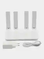 Белый wi-fi Роутер со встроенным модемом 3G/4G (LTE), Слот для SIM-карты