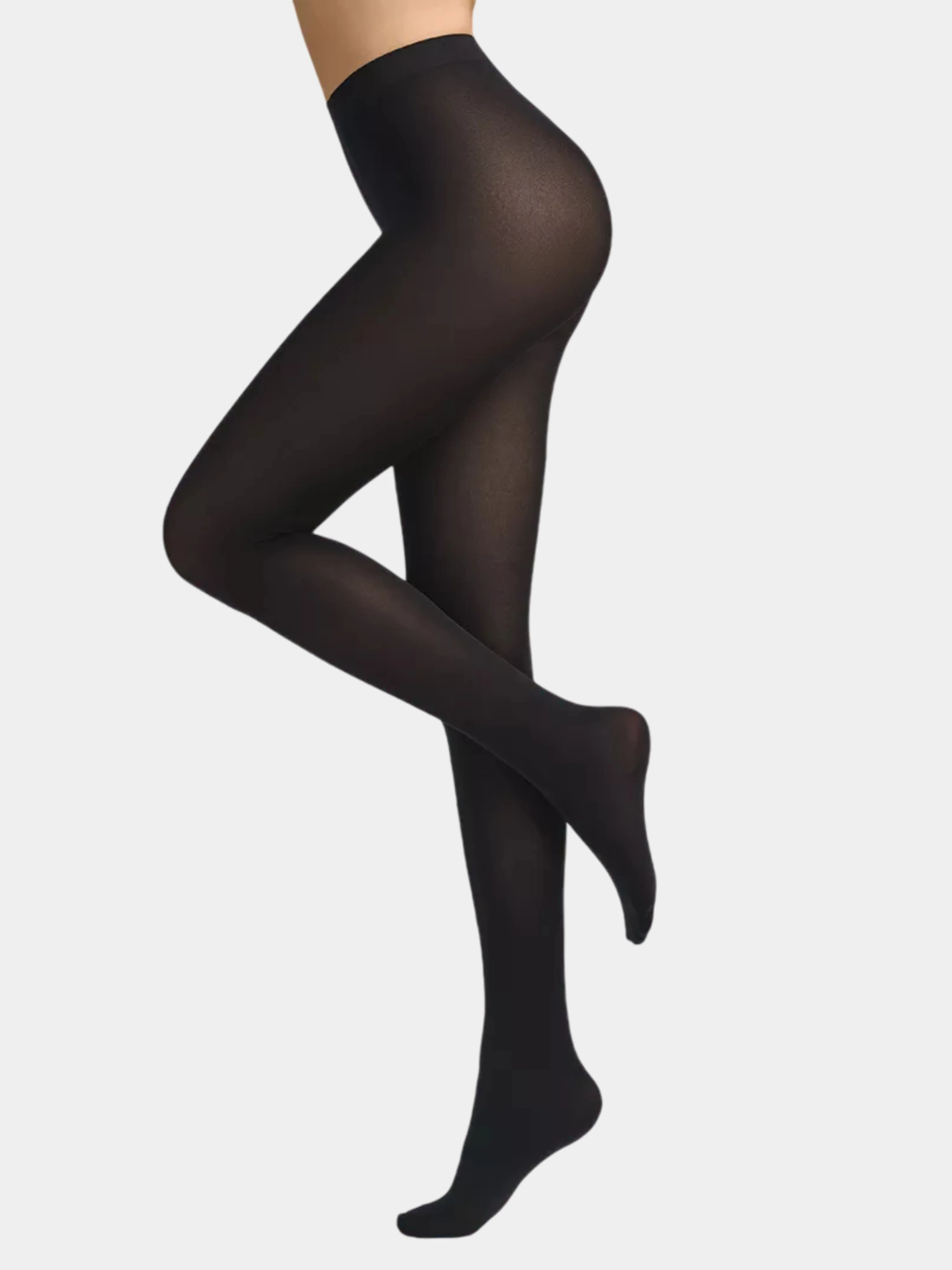 Тёмно-коричневый капроновые колготки из микрофибры Omsa Velour 70 DEN