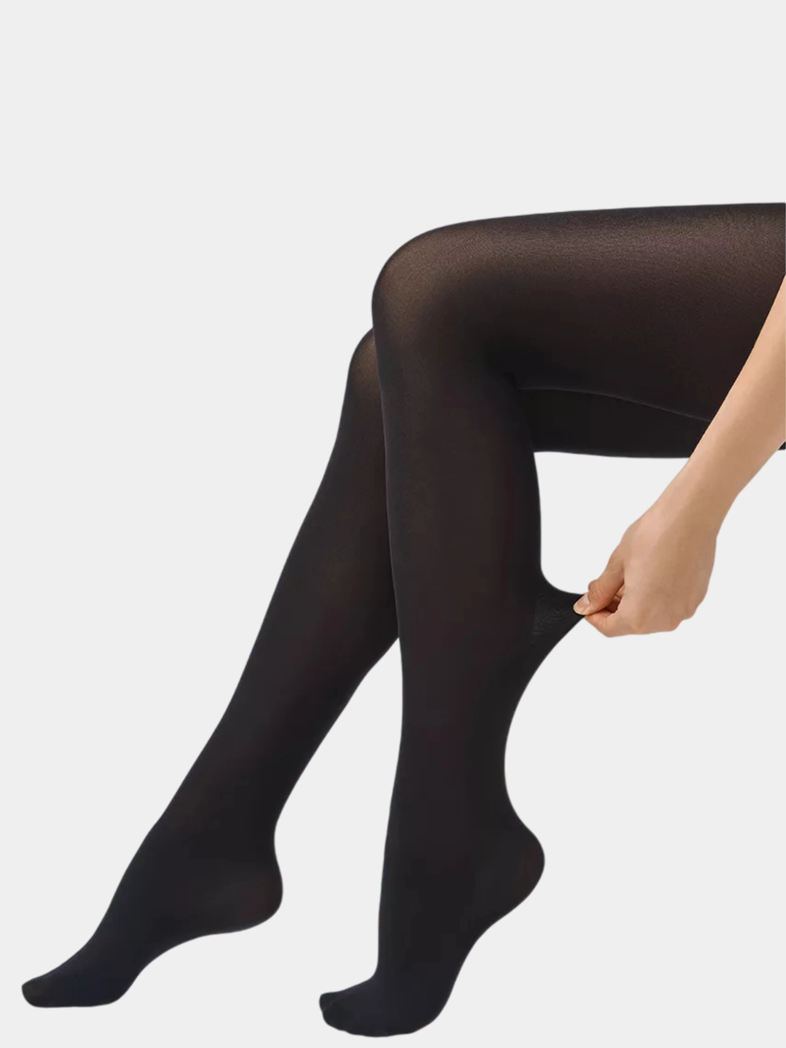 Тёмно-коричневый капроновые колготки из микрофибры Omsa Velour 70 DEN