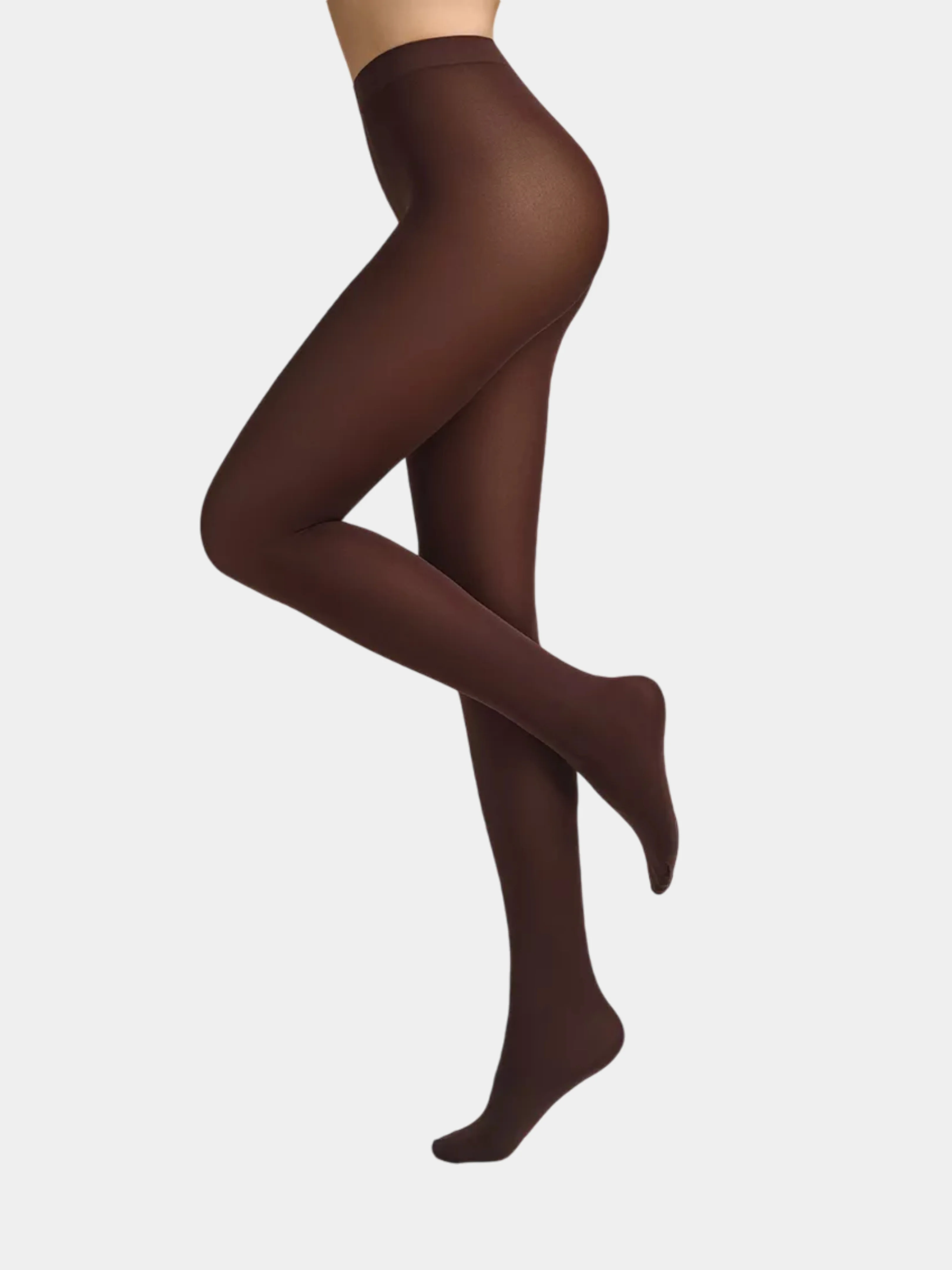 Черный капроновые колготки из микрофибры Omsa Velour 70 DEN