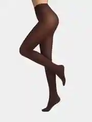 Черный капроновые колготки из микрофибры Omsa Velour 70 DEN