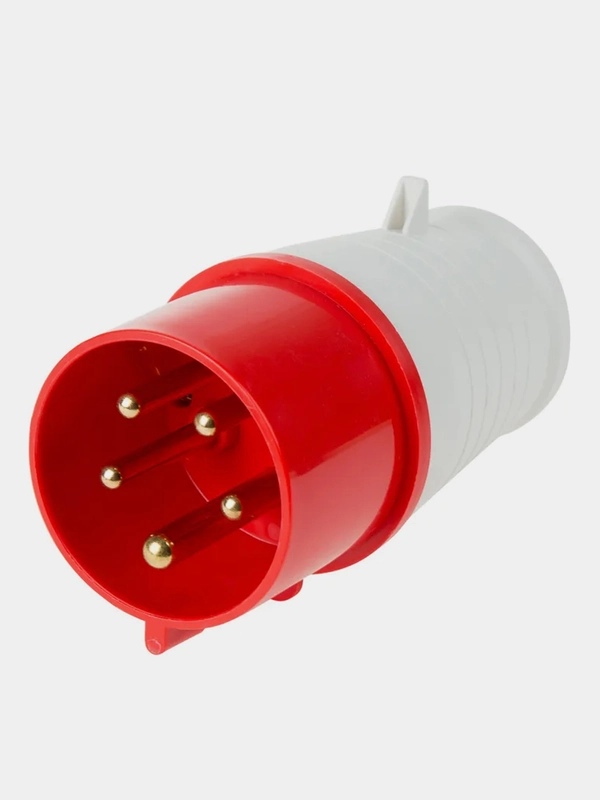 Вилка REXANT 025, переносная, 3Р+РЕ+N, 32А, 380В, IP44