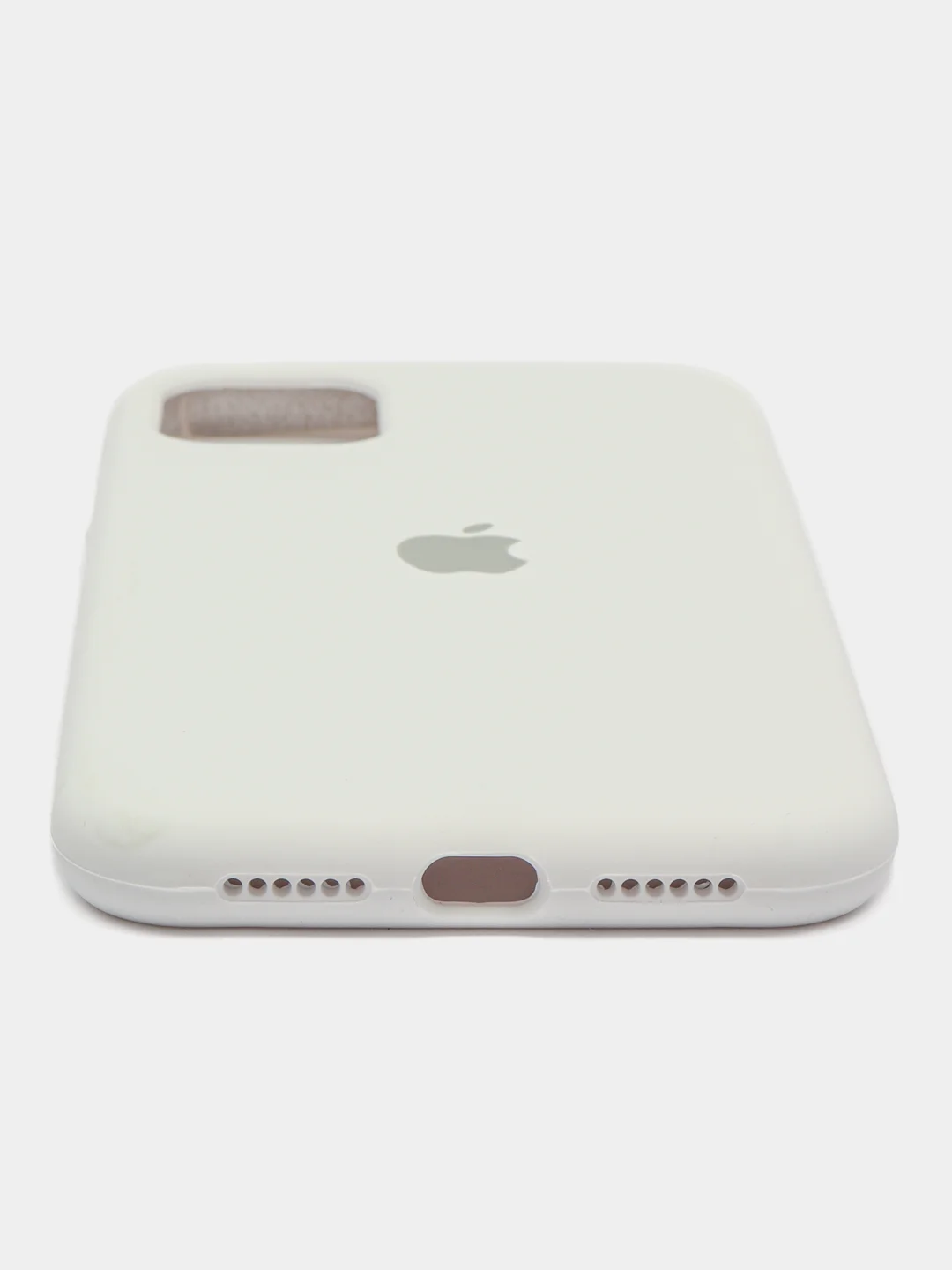 Белый чехол Silicone Case для iPhone 11