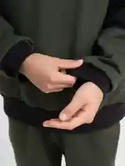 Зелёный хаки костюм для мальчика, Утенок, утеплённый, на флисе