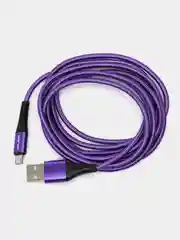 Кабель плетеный для Android micro usb с быстрой зарядкой 2 м, 3А