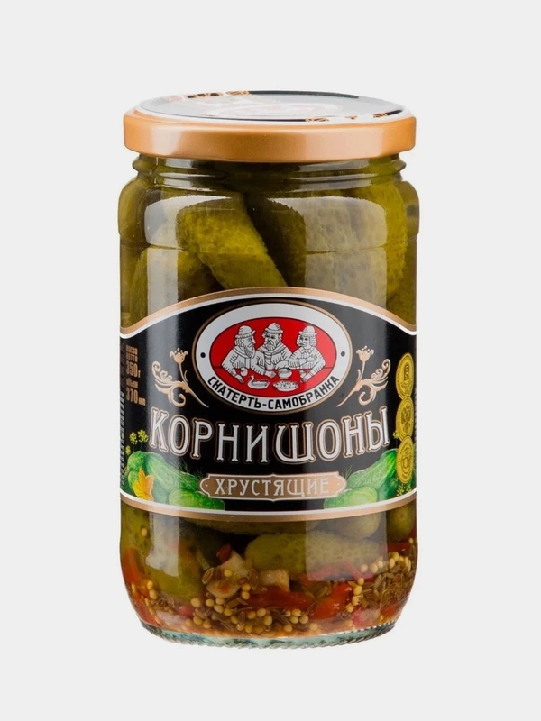 Корнишоны Скатерть-самобранка маринованные 175г