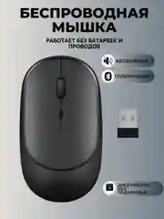Компьютерная мышь бесшумная беспроводная