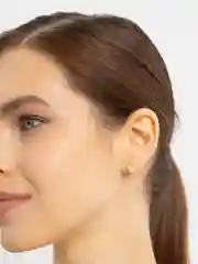 Серьги женские, серьги женские "Клевер" с перламутром, серьги-гвоздики, серьги