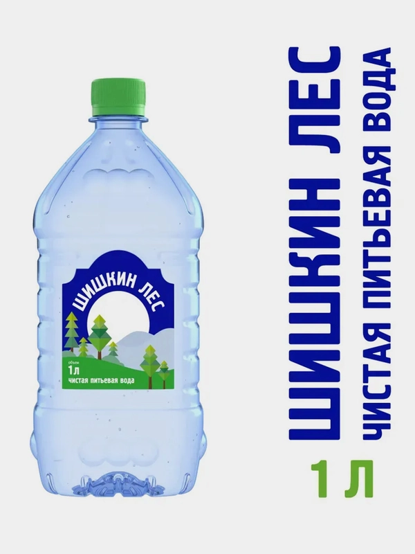 Вода Шишкин лес питьевая негазированная 1л