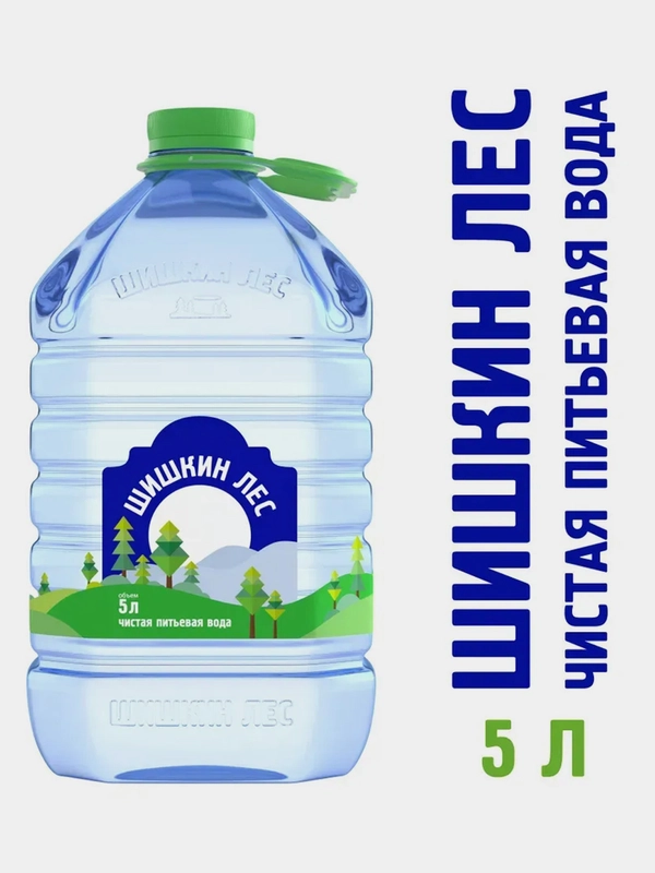 Вода Шишкин лес питьевая негазированная 5л