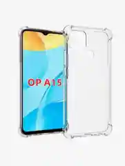Чехол для OPPO A15 / A15s / A35 2021, с усиленными углами, силиконовый, прозрачный