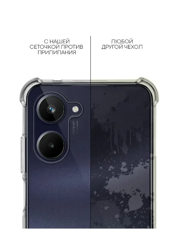 Чехол для Realme 10, Реалми 10, силиконовый, прозрачный с усиленными углами