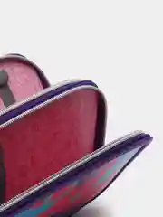 Розовый двухсекционный пенал