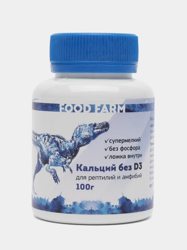 Кальций Food Farm без Д3, 100г
