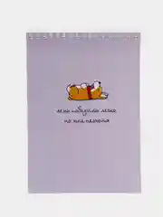 Бежевый записная книжка с ручкой