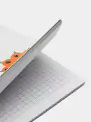 Белый записная книжка с ручкой