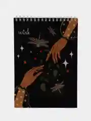 Терракотовый записная книжка с ручкой