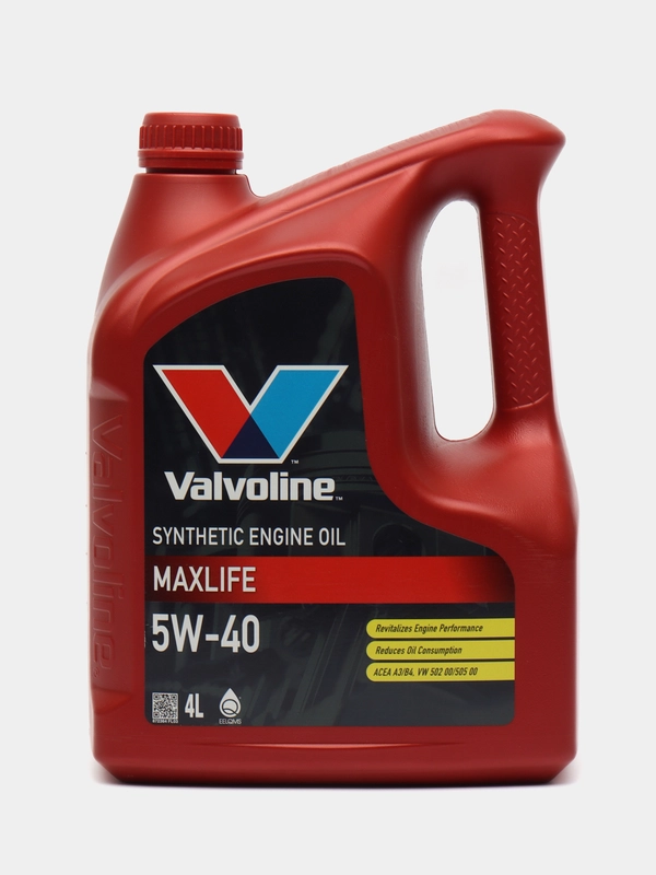 Масло моторное Valvoline Maxlife 5W-40, синтетика