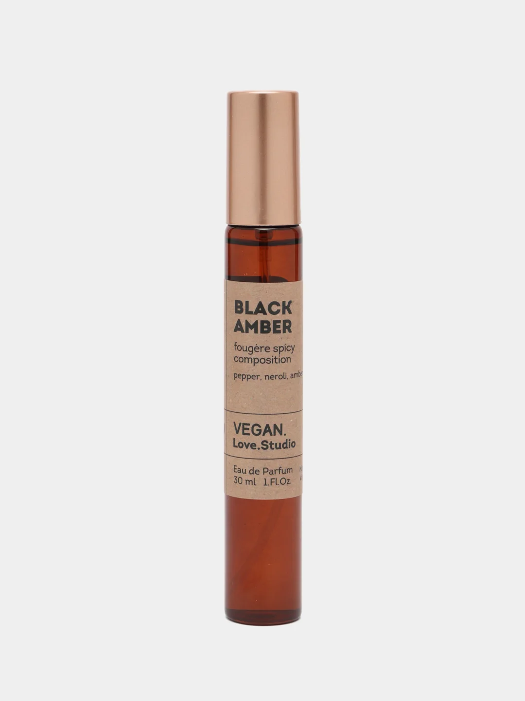 Туалетная вода для женщин Vegan Love Studio Black Amber, 30 мл