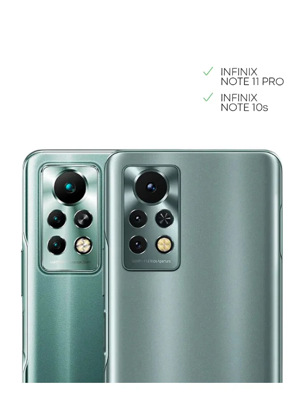 Чехол для Infinix Note 11 Pro / Note 11S, с усиленными углами, силиконовый, прозрачный