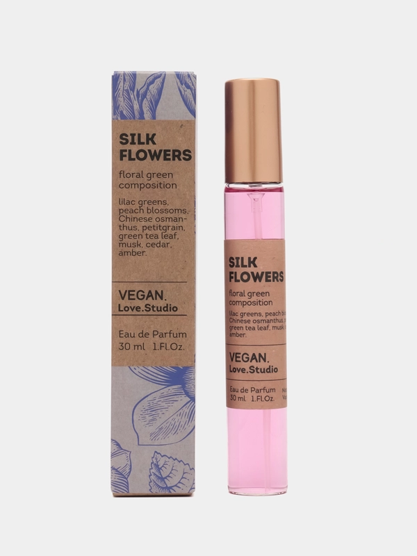 Туалетная вода для женщин Vegan Love Studio Silk Flowers, 30 мл
