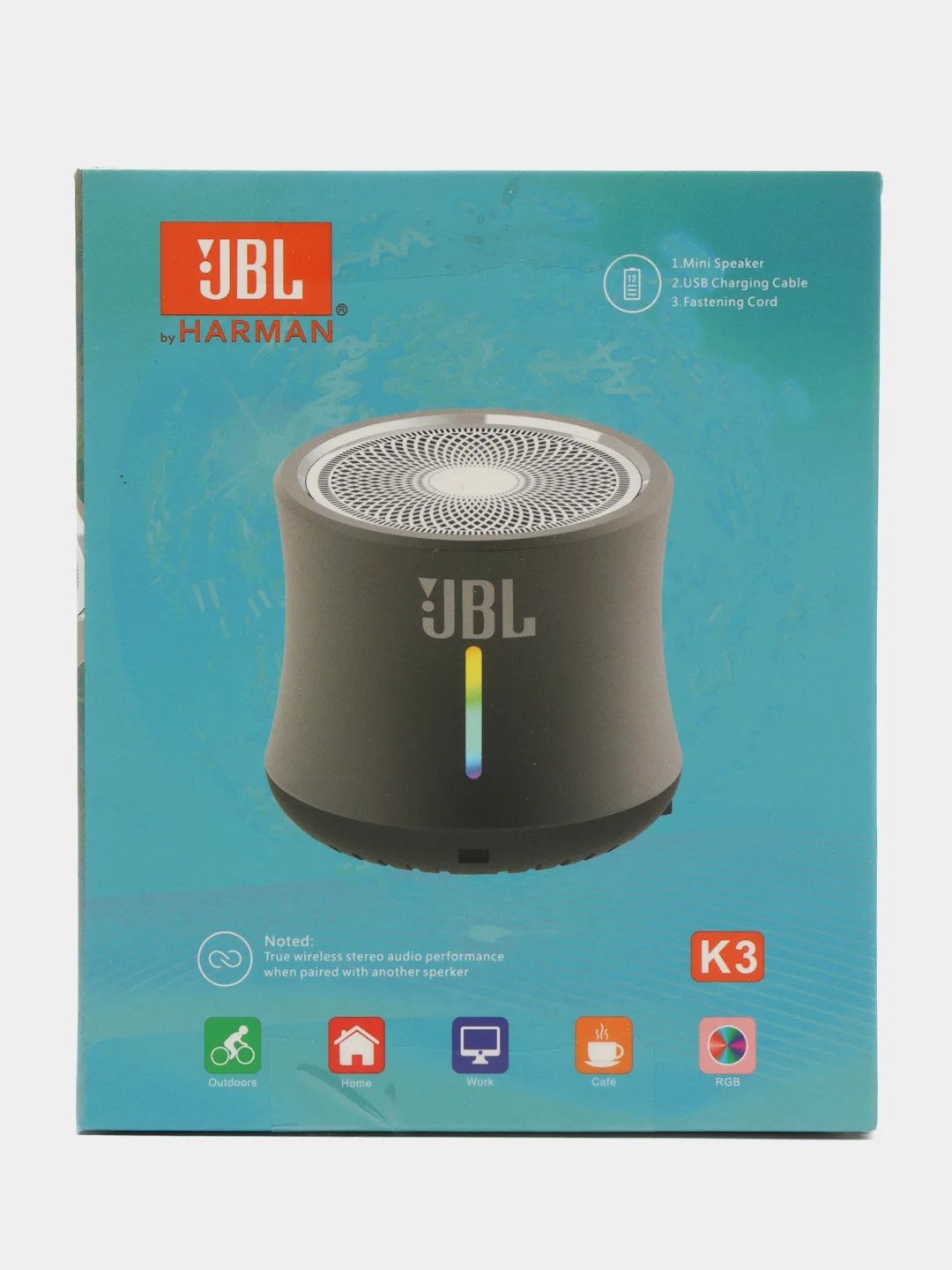 Черный портативная колонка блютуз Portable Bluetooth Speaker 5W