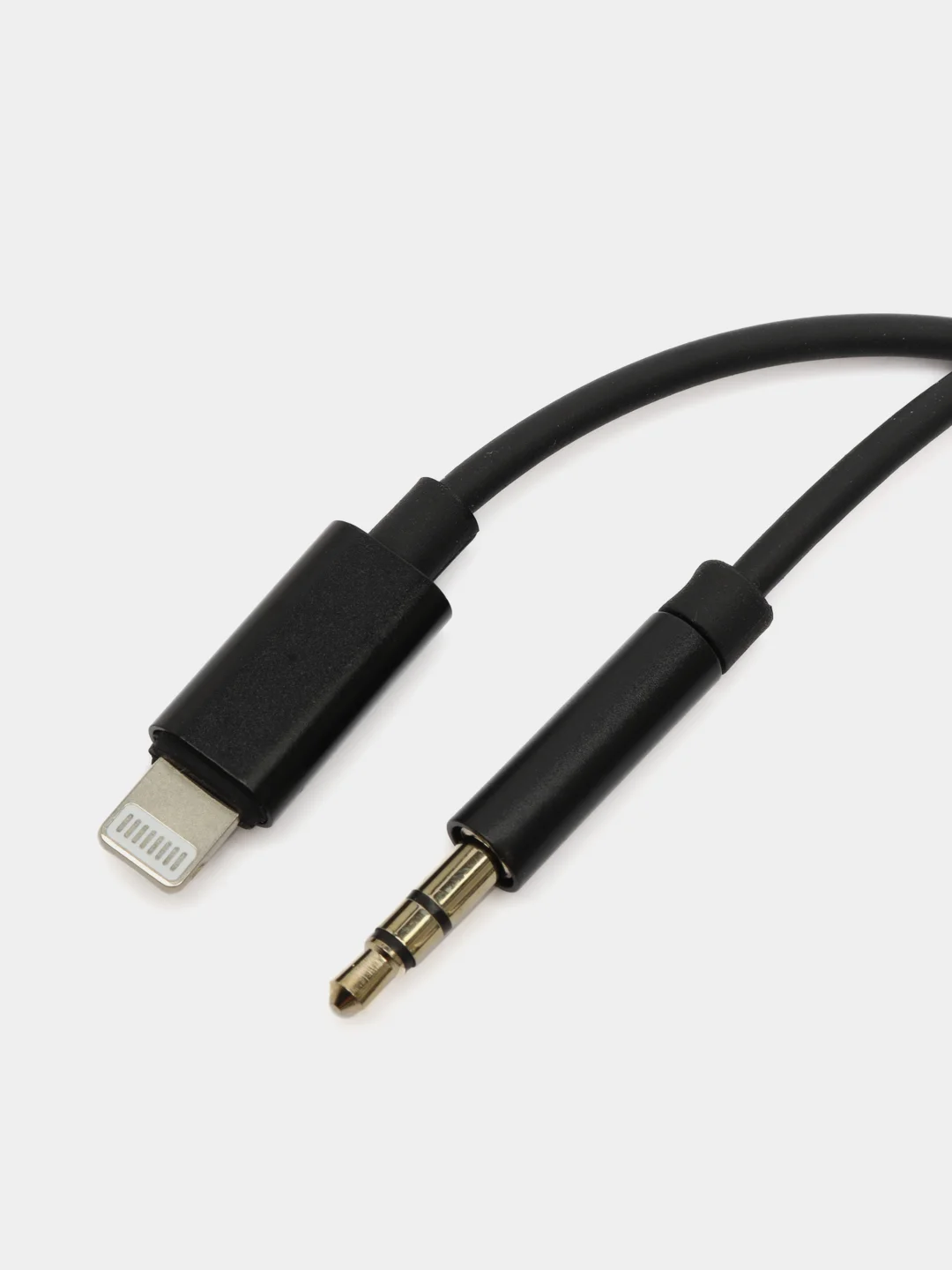 Белый переходник для AUX (Аукс) в Lightning (айфона) Type-C