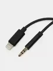 Белый переходник для AUX (Аукс) в Lightning (айфона) Type-C