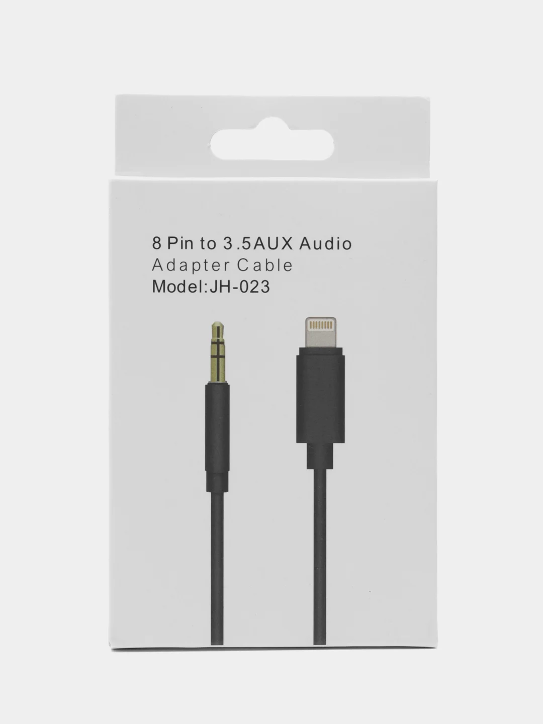 Белый переходник для AUX (Аукс) в Lightning (айфона) Type-C