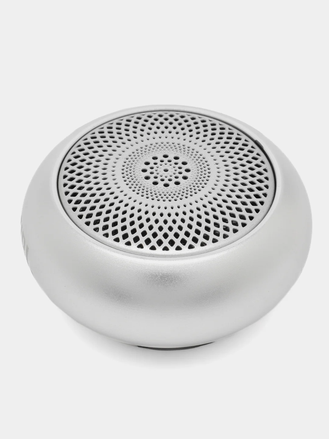 Серебряный портативная Bluetooth колонка подарок парню, девушке, брату, сестре, сестрёнке