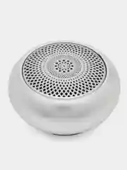 Серебряный портативная Bluetooth колонка подарок парню, девушке, брату, сестре, сестрёнке