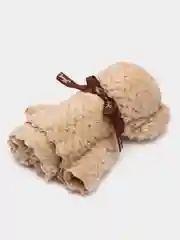 Красный кружка "Lucky" керамическая с крышкой, ложкой и полотенцем в форме мишки, 350 мл
