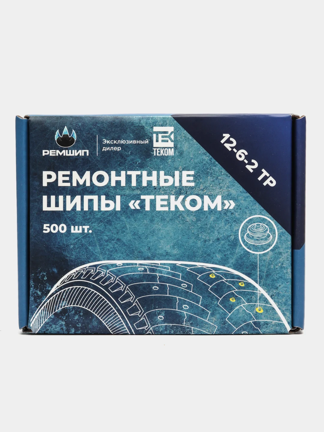 Шипы ремонтные, оригинальные, Теком, 12-6-2ТР, фасовка 500 шт