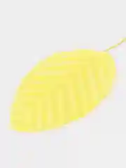 Желтый искусственные листья тканевый на проволоке, 10 штук