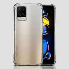 Чехол для OPPO A54 4G, с усиленными углами, силиконовый, прозрачный