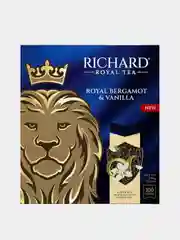 Чай черный Richard "Royal bergamot & vanilla", 100 пакетиков